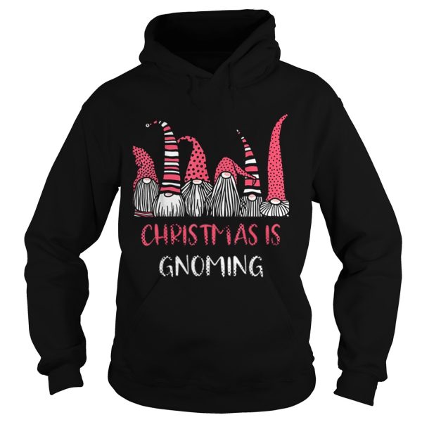 Christmas is Gnoming God Jul Gnome Tomte Xmas Santa shirt