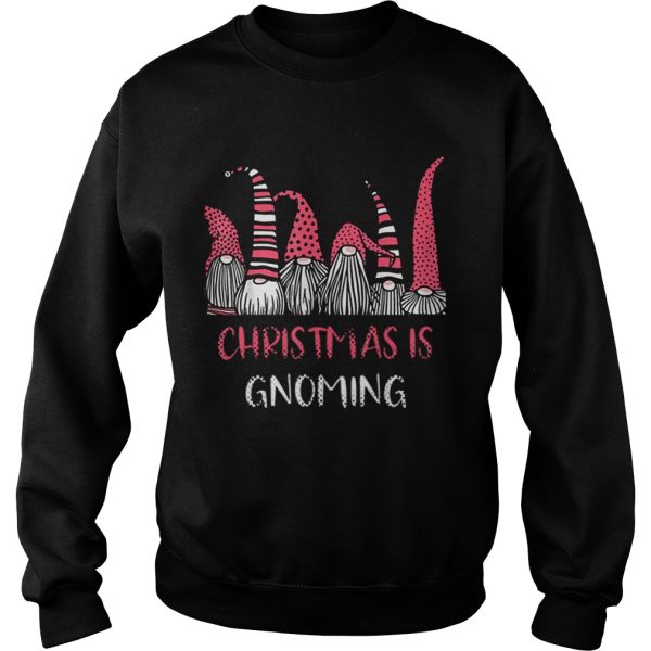 Christmas is Gnoming God Jul Gnome Tomte Xmas Santa shirt