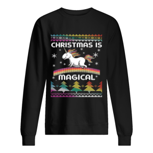 Christmas is Magical Funny Unicorn Xmas Shirt Christmas is Magical Funny Unicorn Xmas Shirt