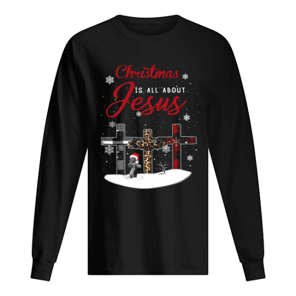 Christmas is all about Jesus Groot cross shirt