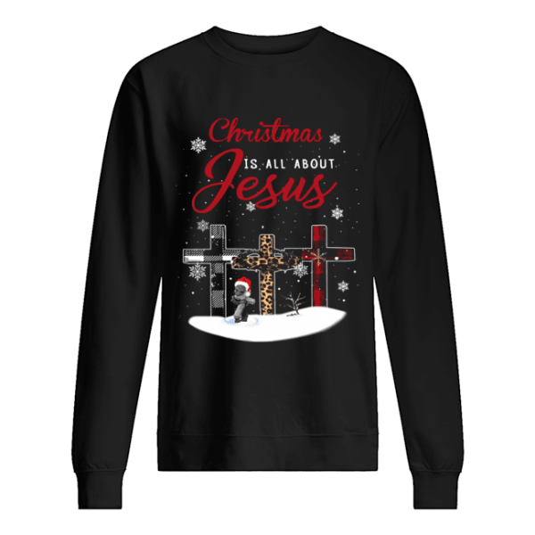 Christmas is all about Jesus Groot cross shirt