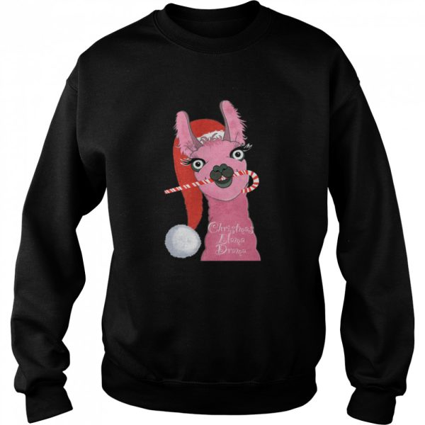 Christmas llama drama shirt