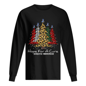 Christmas tree hope for a cure Diabetes Awareness shirt Christmas tree hope for a cure Diabetes Awareness shirt