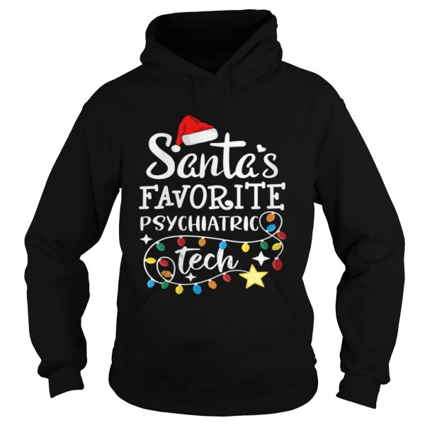 Christmastal Health Santas Favorite Psychiatric Tech shirt