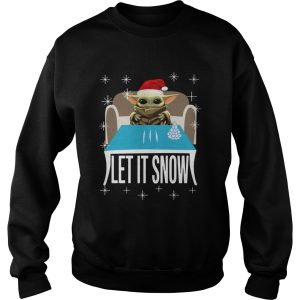 Cocaine Yoda Santa Let It Snow shirt 2 Cocaine Yoda Santa Let It Snow shirt 3