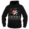 Colorful Santa Unicorn Ugly Christmas shirt