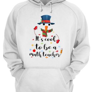 Cool To Be A Math Teacher Snowman Christmas Gift T Shirt 3