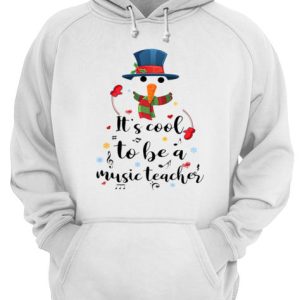 Cool To Be A Music Teacher Snowman Christmas Gift T-Shirt 2 Cool To Be A Music Teacher Snowman Christmas Gift T Shirt 3