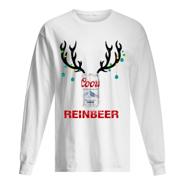 Coors Light Reinbeer Funny Beer Reindeer Christmas shirt