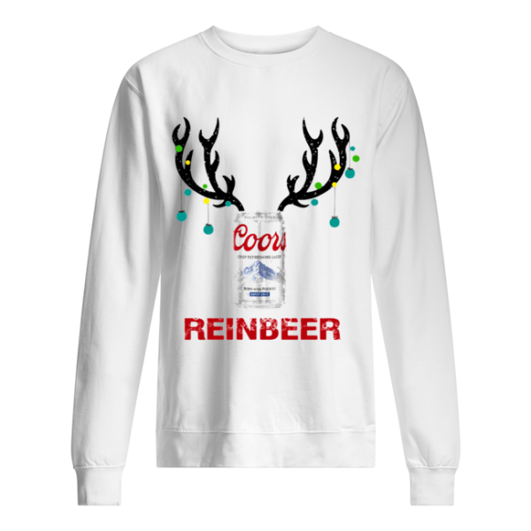 Coors Light Reinbeer Funny Beer Reindeer Christmas shirt