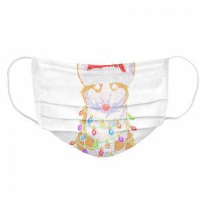 Corgi Christmas Tree Lights Santa Hat Dog shirt 4