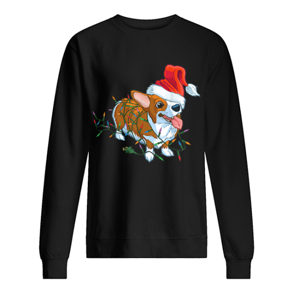 Corgi Dogs Tree Christmas shirt