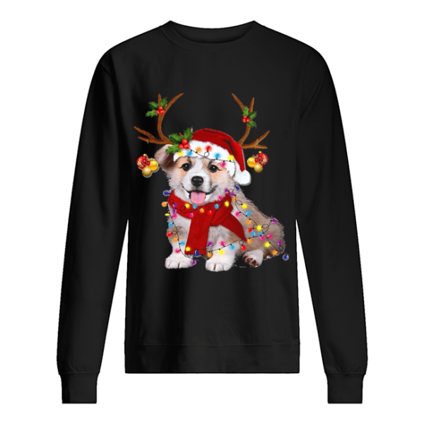 Corgi Gorgeous Reindeer Crewneck shirt