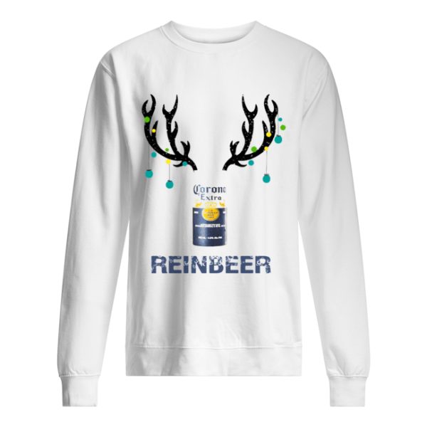 Corona Reinbeer Funny Beer Reindeer Christmas shirt