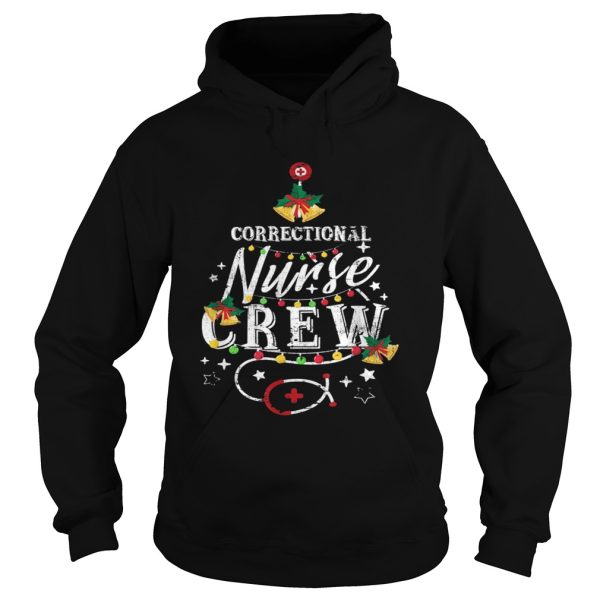 Correctional Nurse Crew Stethoscope Xmas shirt