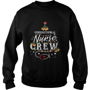 Correctional Nurse Crew Stethoscope Xmas shirt 3