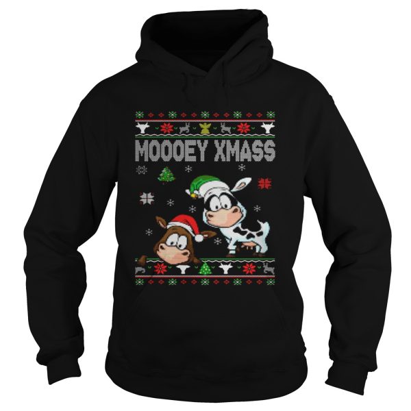 Cows Moooey Xmass Ugly Christmas shirt