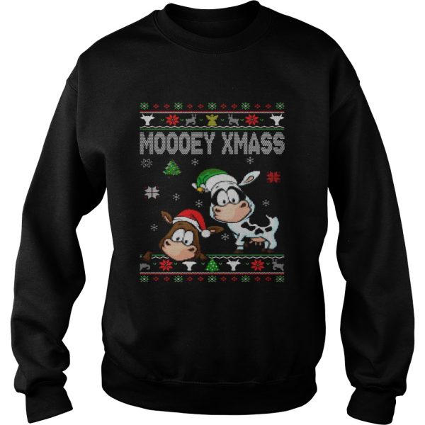 Cows Moooey Xmass Ugly Christmas shirt