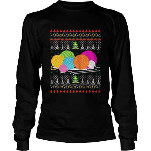 Crochet Yarn ugly Christmas sweater shirt