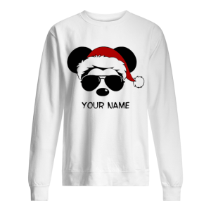 Custom Name Cool Mickey Santa Claus Christmas T Shirt 1 Custom Name Cool Mickey Santa Claus Christmas T Shirt 2