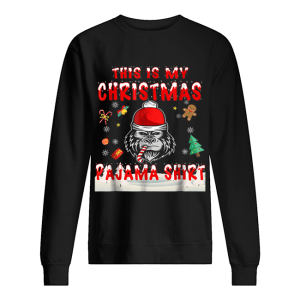 Cute Gorilla This Is My Christmas Pajama shirt Cute Gorilla This Is My Christmas Pajama shirt