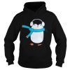 Cute Penguin Bird Headphone Christmas shirt
