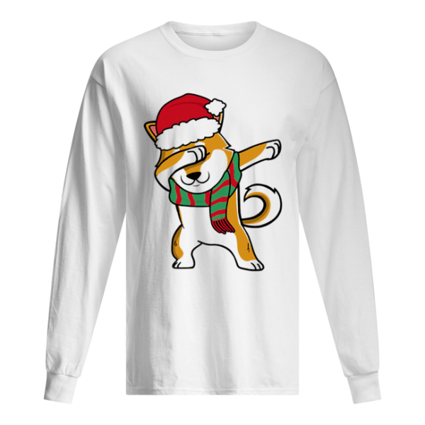 Dabbing Corgi Christmas Tee For Dog Lover shirt