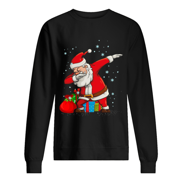 Dabbing Dancing Santa Christmas shirt