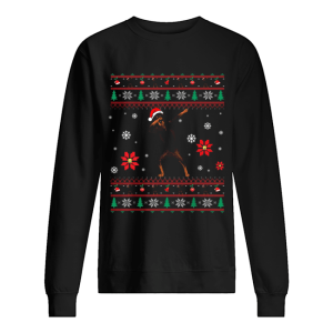 Dabbing Doberman Christmas shirt Dabbing Doberman Christmas shirt