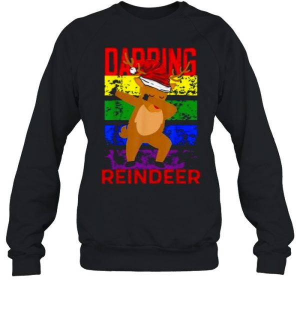 Dabbing Reindeer Merry Christmas 2021 Shirt