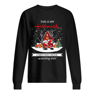 Dabbing Santa Claus This Is Hallmark Christmas Movie Watching Shirt Dabbing Santa Claus This Is Hallmark Christmas Movie Watching Shirt