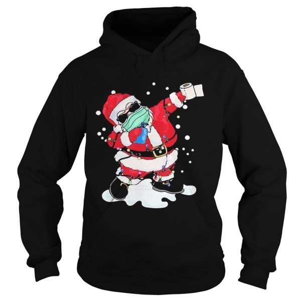 Dabbing Santa Face Mask Christmas shirt