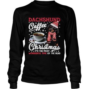 Dachshund Coffee Christmas Its The Most Wonderful Time Of The Year shirt Dachshund Coffee Christmas Its The Most Wonderful Time Of The Year shirt