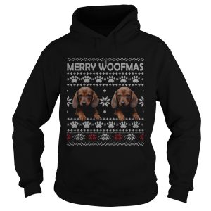 Dachshund Merry Woofmas Paw Ugly Merry Christmas shirt Dachshund Merry Woofmas Paw Ugly Merry Christmas shirt