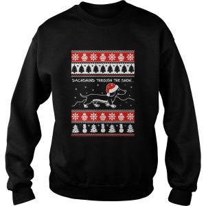 Dachshund Through The Snow Ugly Christmas shirt 2 Dachshund Through The Snow Ugly Christmas shirt 3