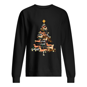 Dachshunds Christmas Tree shirt Dachshunds Christmas Tree shirt