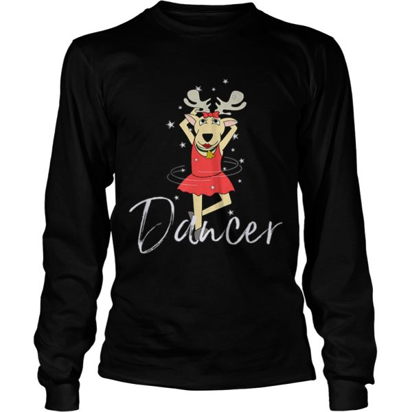 Dancer Cute Reindeer Funny Christmas Group Set shirt