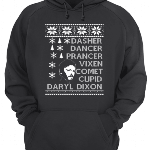Dasher Dancer Prancer Vixen Comet Cupid Daryl Dixon Christmas shirt 2 Dasher Dancer Prancer Vixen Comet Cupid Daryl Dixon Christmas shirt 3