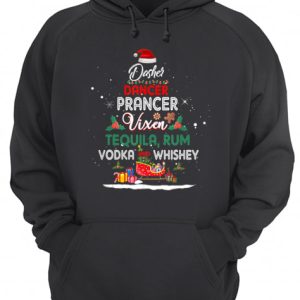 Dasher Dancer Prancer Vixen Tequila Rum Vodka Whiskey Wine shirt 2 Dasher Dancer Prancer Vixen Tequila Rum Vodka Whiskey Wine shirt 3