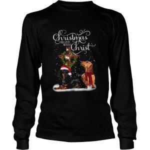 Dashshund Christmas begins with Christ shirt Dashshund Christmas begins with Christ shirt