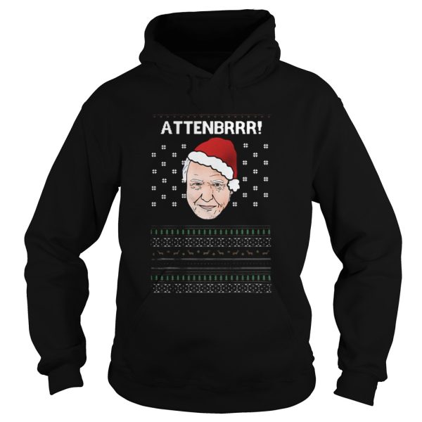 David Attenborough Attenbrrr ugly christmas shirt