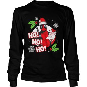 Deadpool Ho Ho Ho Naughty List Merry Christmas shirt Deadpool Ho Ho Ho Naughty List Merry Christmas shirt