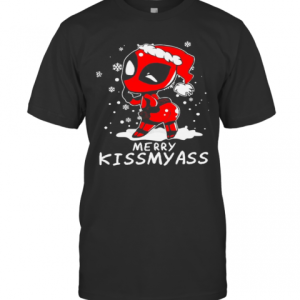 Deadpool Merry Kiss My Ass Christmas T-Shirt Deadpool Merry Kiss My Ass Christmas T-Shirt