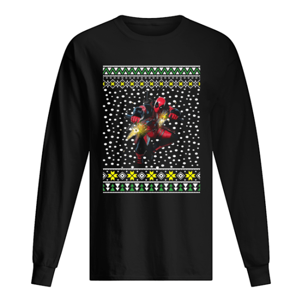 Deadpool Shooting Ugly Christmas shirt