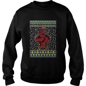 Deadpool Ugly Christmas shirt 2 Deadpool Ugly Christmas shirt 3
