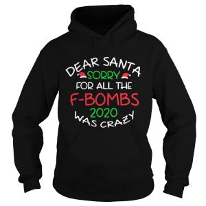 Dear Santa Sorry For All The F Bombs 2020 Was Crazy shirt Dear Santa Sorry For All The F Bombs 2020 Was Crazy shirt