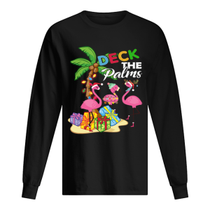 Deck the Palms Merry Flamingo Christmas shirt Deck the Palms Merry Flamingo Christmas shirt