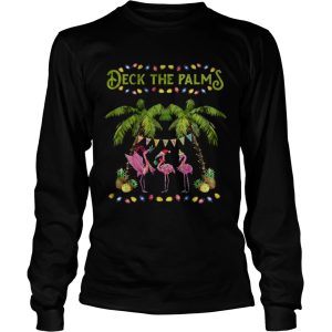 Deck the Palms Merry Flamingo Christmas shirt Deck the Palms Merry Flamingo Christmas shirt