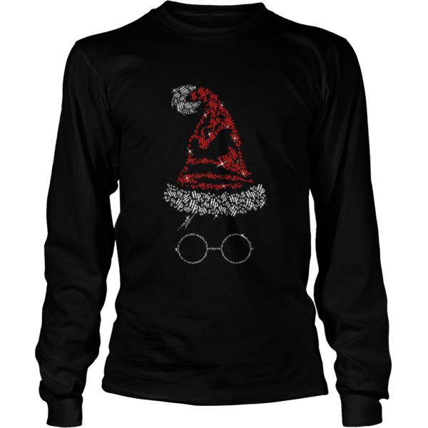 Diamond Christmas hat Harry Potter shirt
