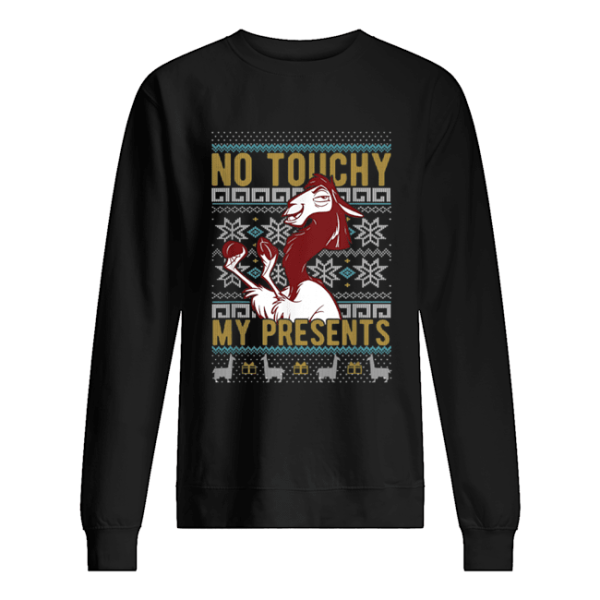 Disney Emperor’s New Groove Kuzco No Touchy Ugly Christmas shirt